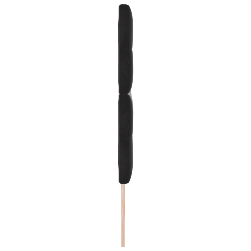 Casa si Gradina - Mobilier - Paturi si accesorii - Accesorii paturi - Tablie de pat cu nasturi, negru, 140 cm, catifea - Infinity.ro