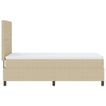 Casa si Gradina - Mobilier - Paturi si accesorii - Paturi - Pat cu arcuri cu saltea Verde Deschis Gri 100x200 cm Tesatura din catifea - Infinity.ro