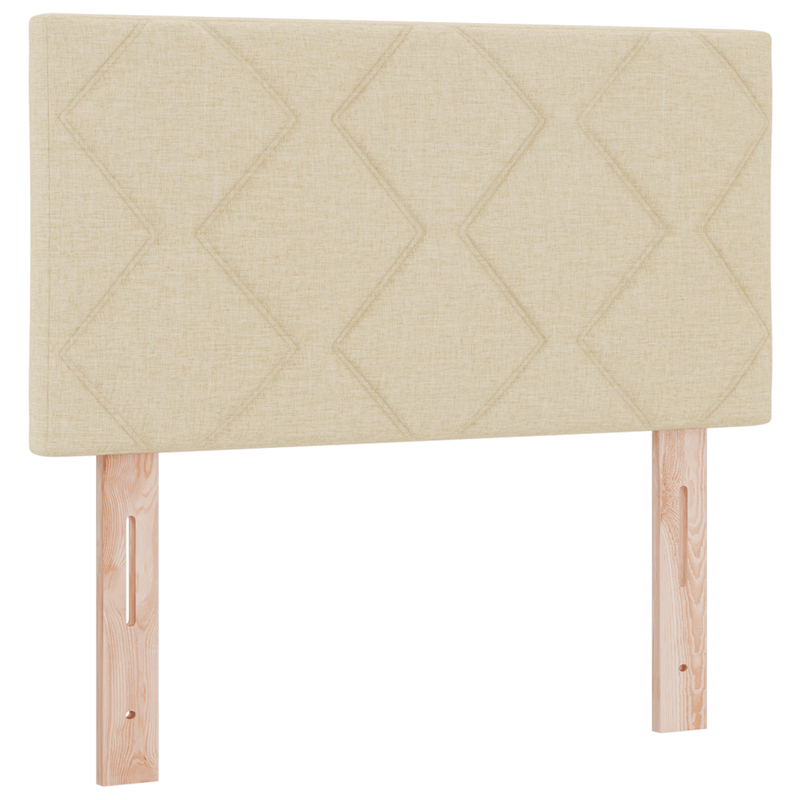 Casa si Gradina - Mobilier - Paturi si accesorii - Paturi - Pat cu arc cu saltea crem 120x200 cm tesatura - Infinity.ro