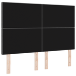 Casa si Gradina - Mobilier - Paturi si accesorii - Accesorii paturi - Tablie de pat design simplu, gri deschis, 140 cm catifea raiata - Infinity.ro