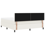 Casa si Gradina - Mobilier - Paturi si accesorii - Paturi - Pat Cu Arcuri cu Saltea&LED Bej Super King Catifea - Infinity.ro