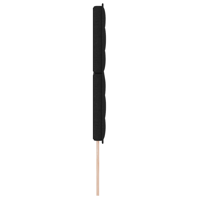 Casa si Gradina - Mobilier - Paturi si accesorii - Accesorii paturi - Tablie de pat design Linii Negru 160 cm Tesatura - Infinity.ro