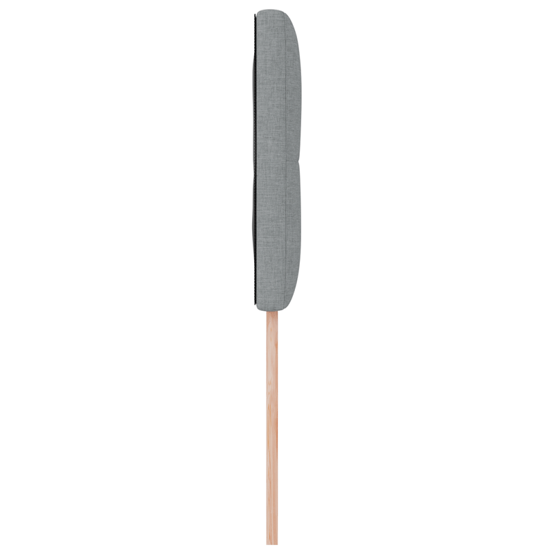 Casa si Gradina - Mobilier - Paturi si accesorii - Accesorii paturi - Tablie de pat cu LED cu butoane intr-un gri deschis de 100 cm, din tesatura - Infinity.ro