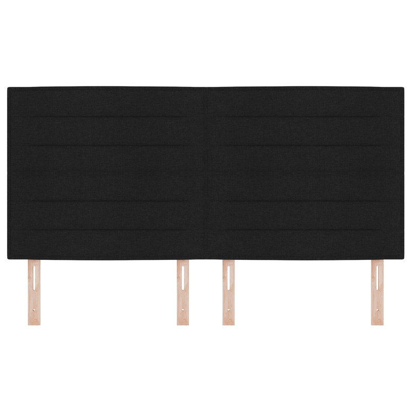 Casa si Gradina - Mobilier - Paturi si accesorii - Accesorii paturi - Tablie de pat design Linii Negru 180 cm Tesatura - Infinity.ro