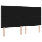 Casa si Gradina - Mobilier - Paturi si accesorii - Accesorii paturi - Tablie de pat design Linii Negru 180 cm Tesatura - Infinity.ro