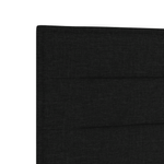 Casa si Gradina - Mobilier - Paturi si accesorii - Accesorii paturi - Tablie de pat design Linii Negru 180 cm Tesatura - Infinity.ro
