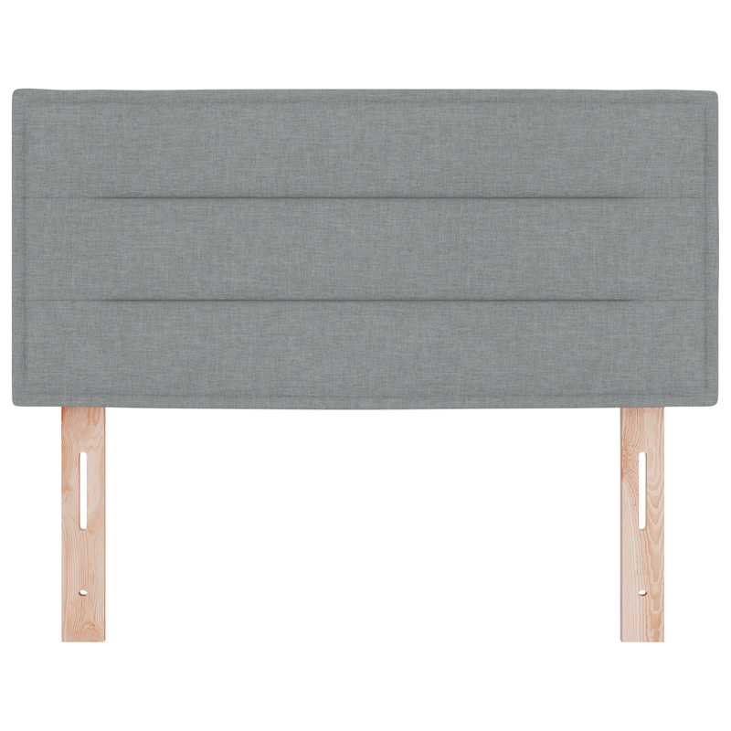 Casa si Gradina - Mobilier - Paturi si accesorii - Accesorii paturi - Tablie de pat LED Design Linii Taupe 100 cm Material textil - Infinity.ro
