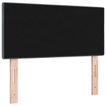 Casa si Gradina - Mobilier - Paturi si accesorii - Accesorii paturi - Tablie de pat cu LED cu butoane, gri inchis, 100 cm, catifea - Infinity.ro