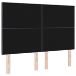 Casa si Gradina - Mobilier - Paturi si accesorii - Accesorii paturi - Tablie de pat cu nasturi, gri inchis, 140 cm, catifea - Infinity.ro