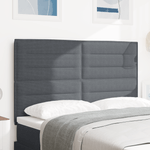 Casa si Gradina - Mobilier - Paturi si accesorii - Accesorii paturi - Tablie de pat design simplu, gri inchis, 160 cm catifea raiata - Infinity.ro