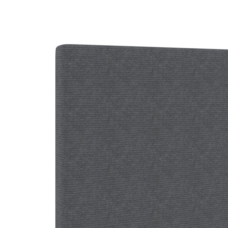Casa si Gradina - Mobilier - Paturi si accesorii - Accesorii paturi - Tablie de pat design simplu, gri inchis, 160 cm catifea raiata - Infinity.ro