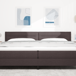 Casa si Gradina - Mobilier - Paturi si accesorii - Accesorii paturi - Tablie de pat LED Design Linii Taupe 72 cm Tesatura - Infinity.ro