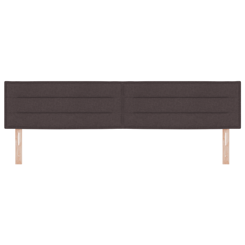 Casa si Gradina - Mobilier - Paturi si accesorii - Accesorii paturi - Tablie de pat LED Design Linii Taupe 72 cm Tesatura - Infinity.ro