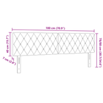 Casa si Gradina - Mobilier - Paturi si accesorii - Accesorii paturi - Tablie de pat Stejar inchis 180 cm Lemn compozit - Infinity.ro