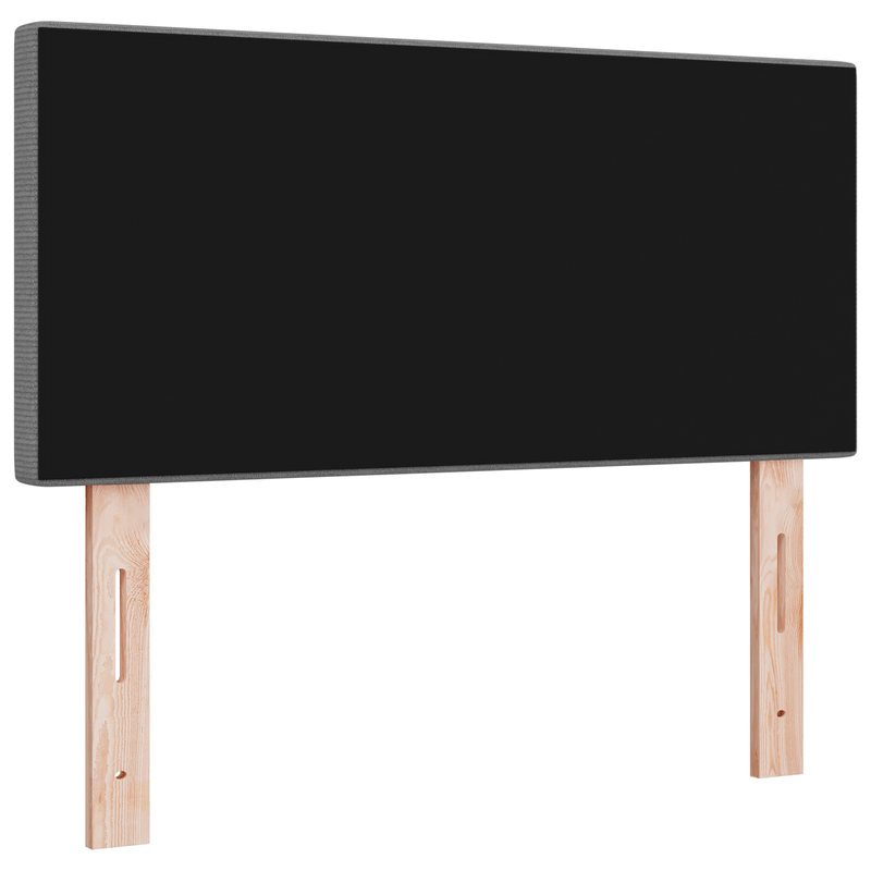 Casa si Gradina - Mobilier - Paturi si accesorii - Accesorii paturi - Tablie de pat cu LED, model simplu, gri deschis, 80 cm, raiat - Infinity.ro