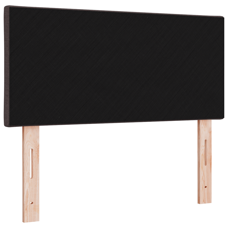 Casa si Gradina - Mobilier - Paturi si accesorii - Accesorii paturi - Tablie de pat cu LED  Design Blocuri cu Diamant Maro inchis 90 cm Tesatura - Infinity.ro
