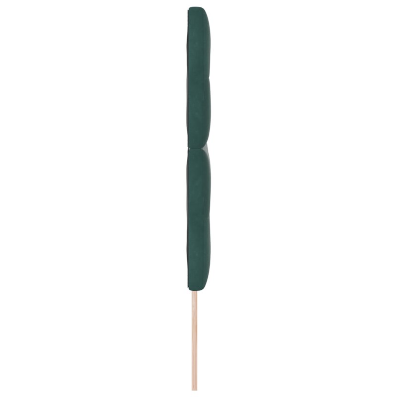 Casa si Gradina - Mobilier - Paturi si accesorii - Accesorii paturi - Tablie de pat cu nasturi, verde inchis, 140 cm, catifea - Infinity.ro