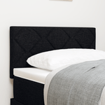 Casa si Gradina - Mobilier - Paturi si accesorii - Accesorii paturi - Tablie de pat cu LED  Design cu blocuri de diamante Negru 80 cm tesatura - Infinity.ro