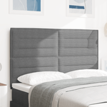 Casa si Gradina - Mobilier - Paturi si accesorii - Accesorii paturi - Tablie pat cu LED, gri deschis, 72 cm, raiat - Infinity.ro