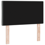 Casa si Gradina - Mobilier - Paturi si accesorii - Accesorii paturi - Tablie de pat LED Negru 90 cm Catifea - Infinity.ro