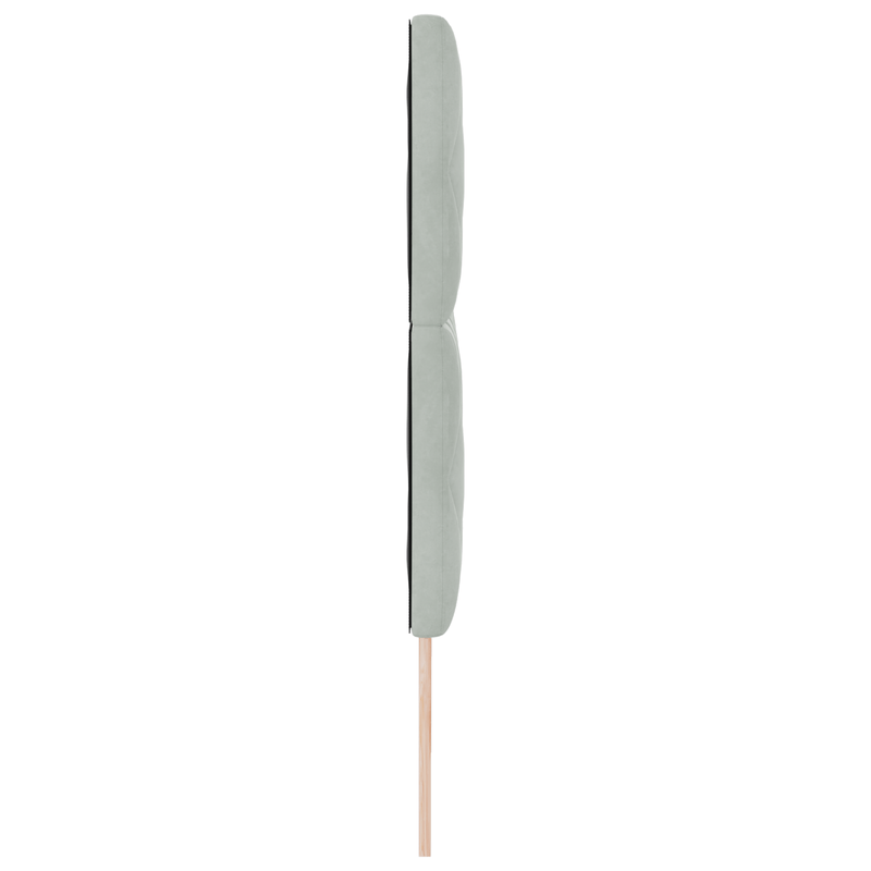 Casa si Gradina - Mobilier - Paturi si accesorii - Accesorii paturi - Tablie de pat design cu blocuri de diamant Gri deschis 180 cm Velvet - Infinity.ro