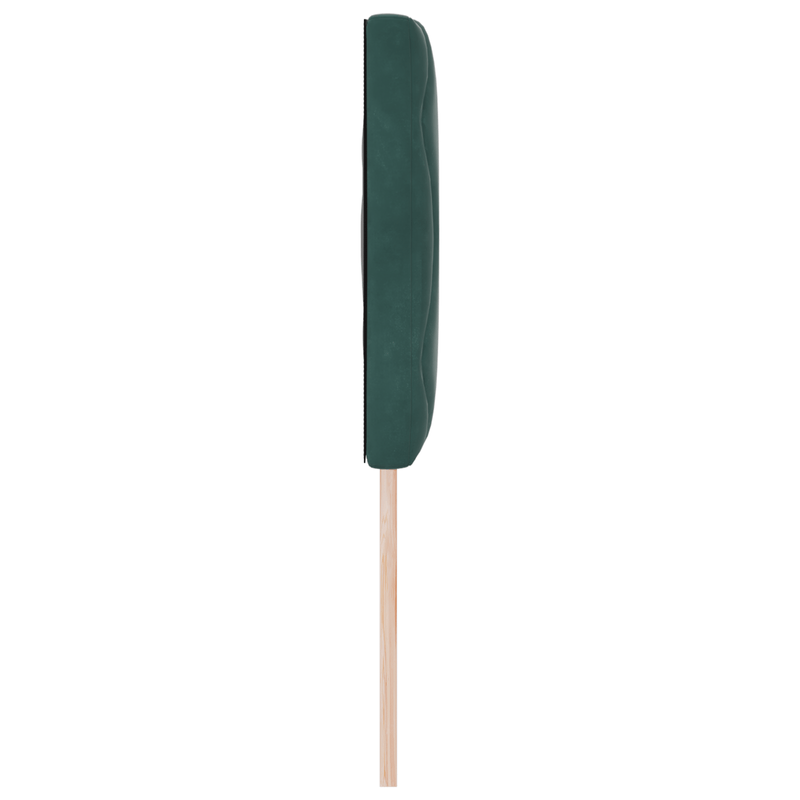Casa si Gradina - Mobilier - Paturi si accesorii - Accesorii paturi - Tablie de pat cu LED Design Blocuri de Diamant Verde Inchis 144 cm Catifea - Infinity.ro