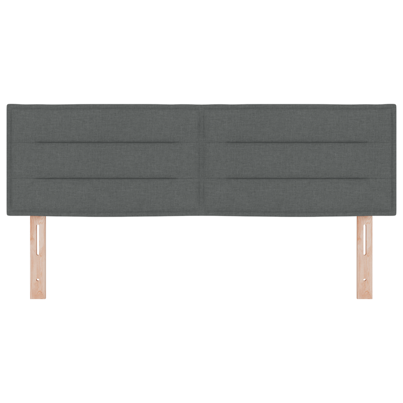 Casa si Gradina - Mobilier - Paturi si accesorii - Accesorii paturi - Perna pentru Tablie de pat, gri taupe, 200 cm, material textil - Infinity.ro