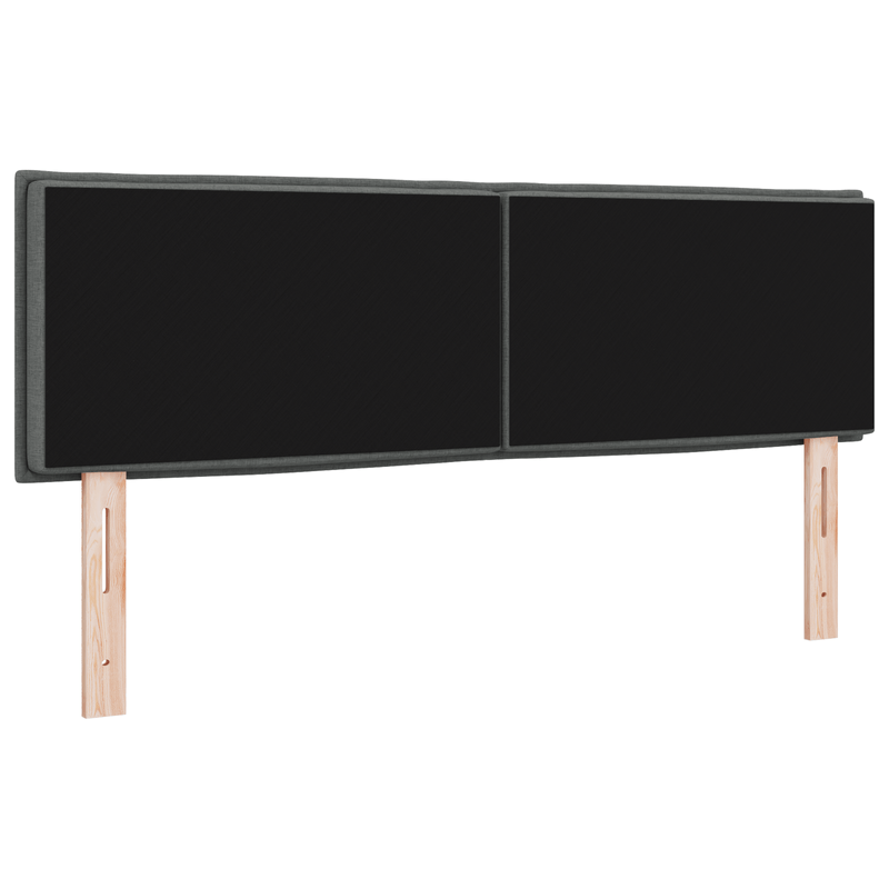 Casa si Gradina - Mobilier - Paturi si accesorii - Accesorii paturi - Perna pentru Tablie de pat, gri taupe, 200 cm, material textil - Infinity.ro