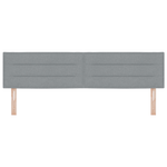 Casa si Gradina - Mobilier - Paturi si accesorii - Accesorii paturi - Tablita LED Design Linii Gri Deschis 90 cm Tesatura - Infinity.ro