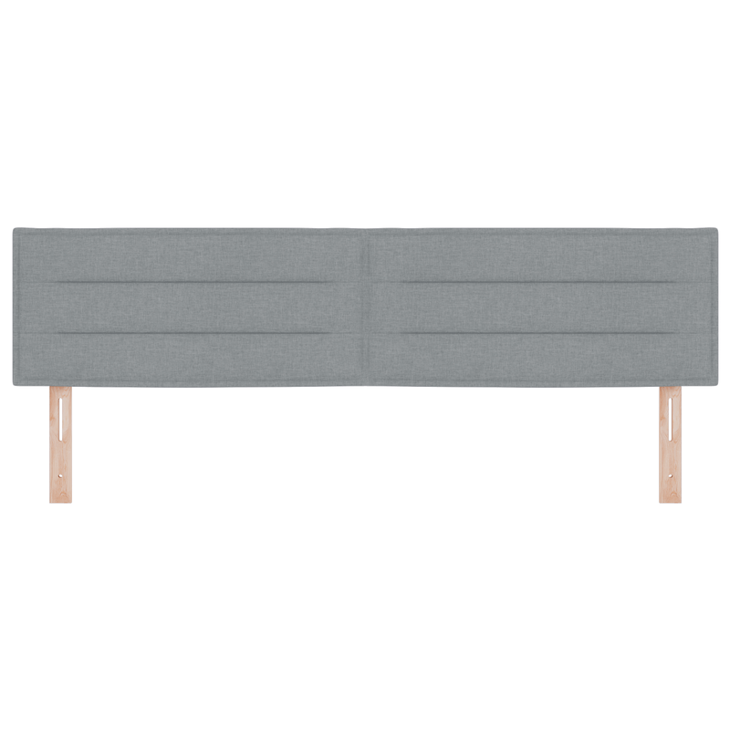 Casa si Gradina - Mobilier - Paturi si accesorii - Accesorii paturi - Tablita LED Design Linii Gri Deschis 90 cm Tesatura - Infinity.ro