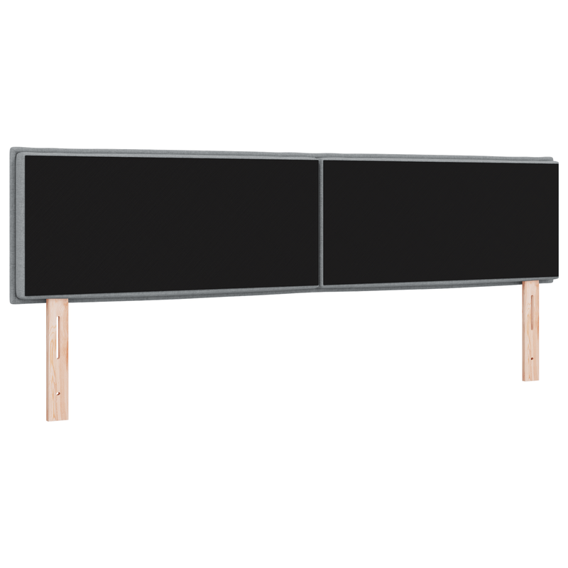 Casa si Gradina - Mobilier - Paturi si accesorii - Accesorii paturi - Tablita LED Design Linii Gri Deschis 90 cm Tesatura - Infinity.ro