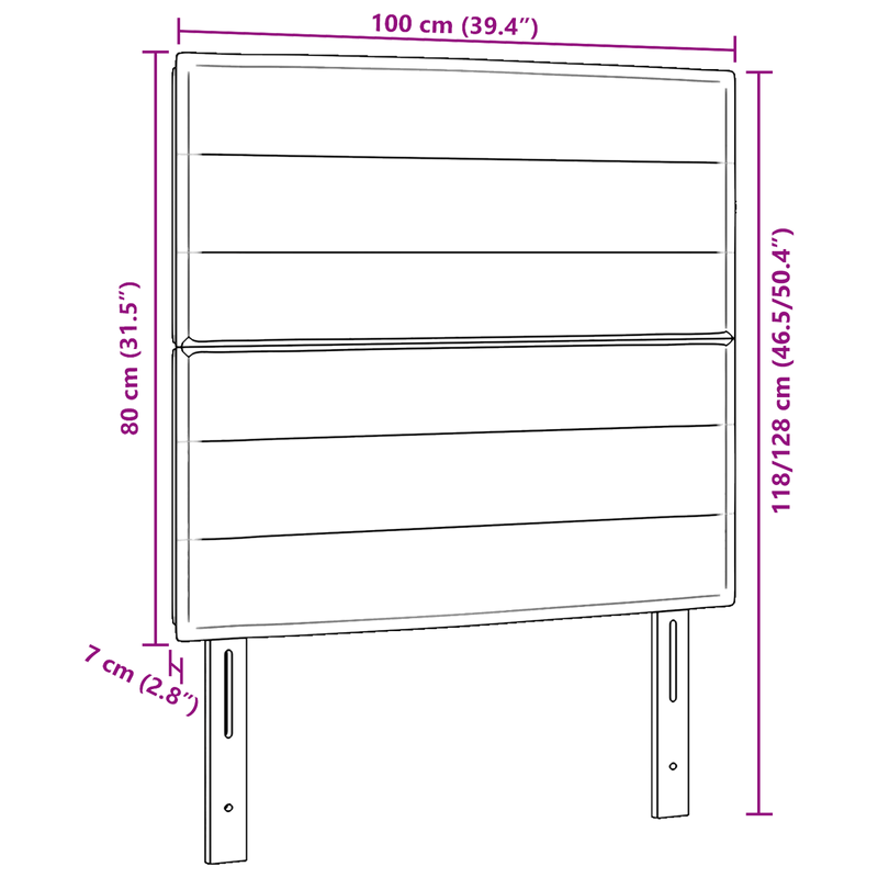 Casa si Gradina - Mobilier - Paturi si accesorii - Accesorii paturi - Tablie de pat Stejar inchis 150 cm Lemn compozit - Infinity.ro