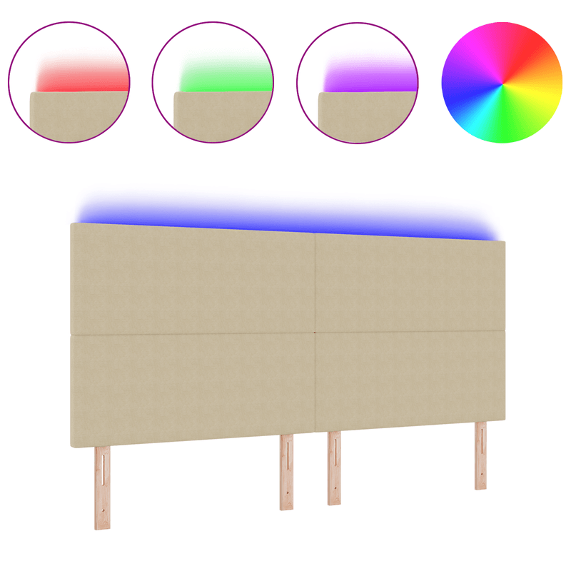 Casa si Gradina - Mobilier - Paturi si accesorii - Accesorii paturi - Tablie pat cu LED, gri erde deschis, 100 cm, raiat - Infinity.ro