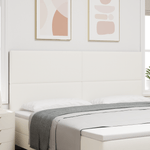 Casa si Gradina - Mobilier - Paturi si accesorii - Accesorii paturi - Tablie pat cu LED, crem, 90 cm, raiat - Infinity.ro