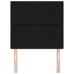 Casa si Gradina - Mobilier - Paturi si accesorii - Accesorii paturi - Tablie de pat cu LED Neagra 80 cm Textil - Infinity.ro