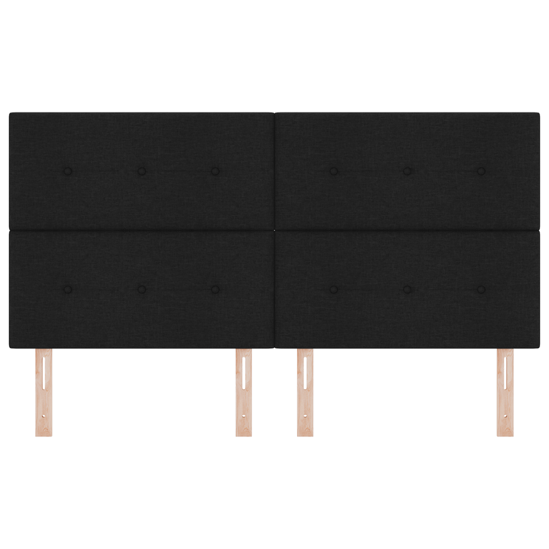 Casa si Gradina - Mobilier - Paturi si accesorii - Accesorii paturi - Tablie de pat LED cu buton din cristal negru 100 cm catifea - Infinity.ro