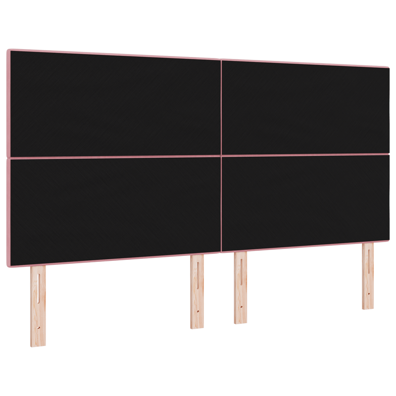Casa si Gradina - Mobilier - Paturi si accesorii - Accesorii paturi - Tablie de pat cu LED Roz 90 cm Catifea - Infinity.ro