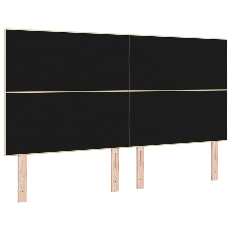 Casa si Gradina - Mobilier - Paturi si accesorii - Accesorii paturi - Tablie de pat cu LED Crem 90 cm Tesatura - Infinity.ro