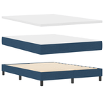 Casa si Gradina - Mobilier - Paturi si accesorii - Paturi - Pat cu Arc cu Saltea Albastru 160x200 cm Tesatura - Infinity.ro