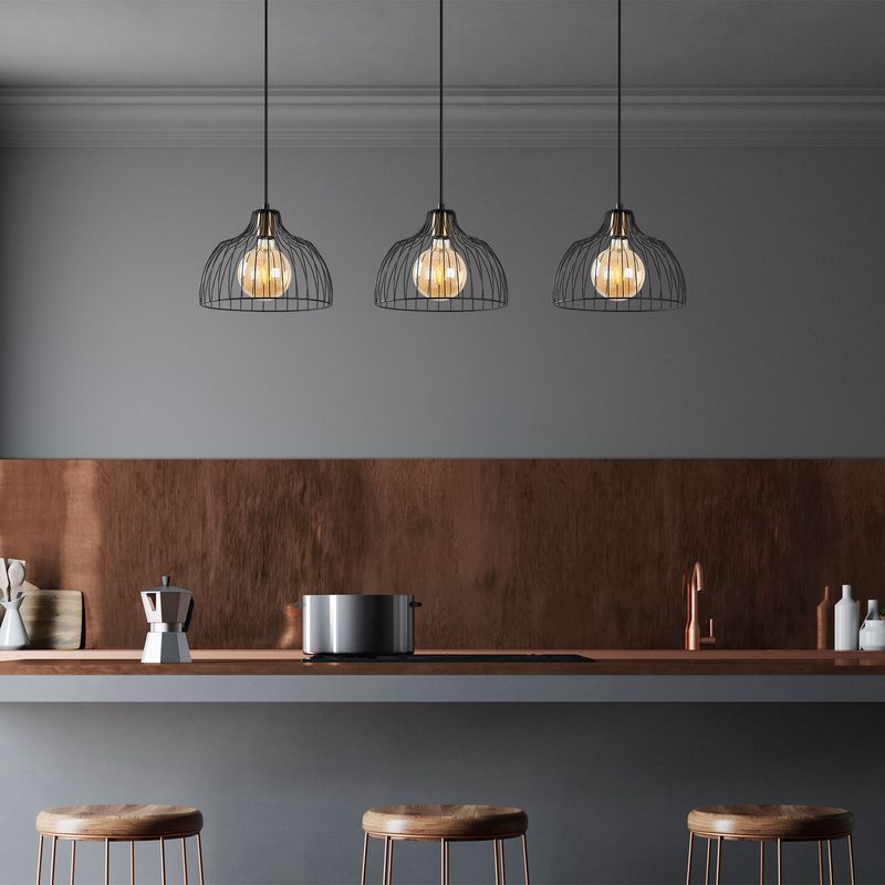 Casa si Gradina - Corpuri si surse de iluminat - Lustre si pendule - Candelabru, Opviq, metal, negru antique, 101x28x46-126 cm - Infinity.ro