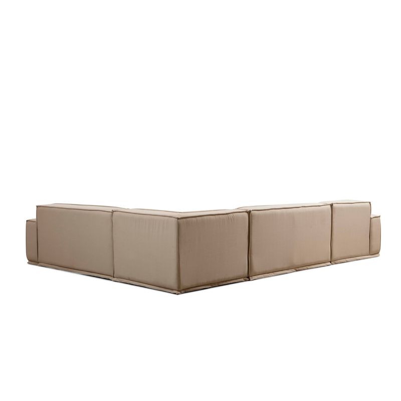 Casa si Gradina - Mobilier - Canapele si coltare - Coltare - Coltar, Atelier Del Sofa, lemn fag si pal, crem, 343x262x167 cm, material 100% poliester - Infinity.ro