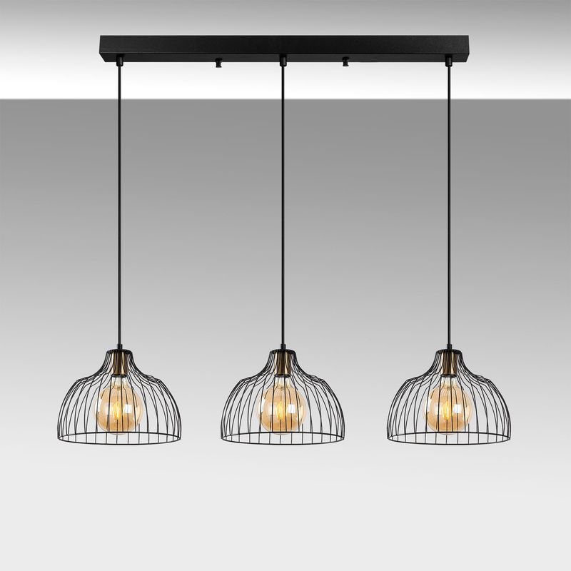 Casa si Gradina - Corpuri si surse de iluminat - Lustre si pendule - Candelabru, Opviq, metal, negru antique, 101x28x46-126 cm - Infinity.ro