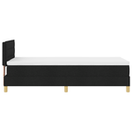 Casa si Gradina - Mobilier - Paturi si accesorii - Paturi - Pat cu arcuri cu saltea neagra 90x200 cm tesatura - Infinity.ro