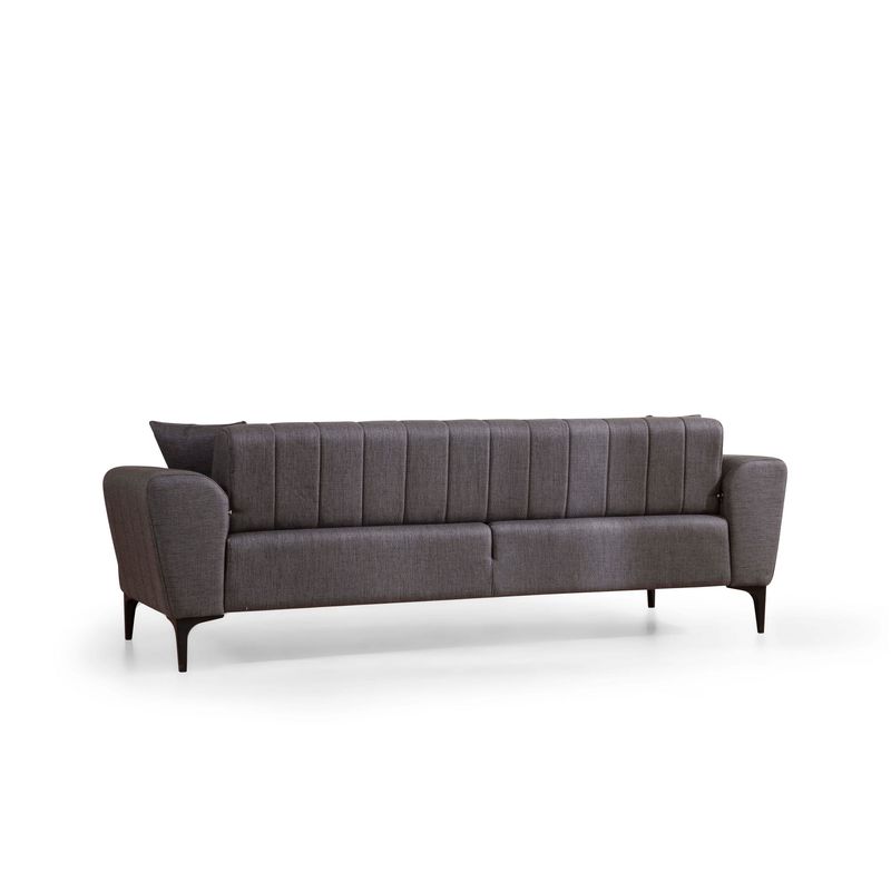 Casa si Gradina - Mobilier - Canapele si coltare - Canapele - Canapea extensibila, Atelier Del Sofa, lemn fag si placi aglomerate, gri inchis, 230x95x77 cm - Infinity.ro