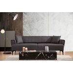 Casa si Gradina - Mobilier - Canapele si coltare - Canapele - Canapea extensibila, Atelier Del Sofa, lemn fag si placi aglomerate, gri inchis, 230x95x77 cm - Infinity.ro