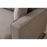 Casa si Gradina - Mobilier - Canapele si coltare - Canapele - Canapea 2 locuri, Hanah Home, poliester, crem, 155x90x82 cm - Infinity.ro