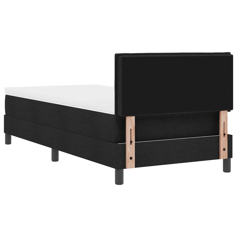 Casa si Gradina - Mobilier - Paturi si accesorii - Paturi - Pat Box Spring cu Saltea Negru 90x190 cm Marmura - Infinity.ro