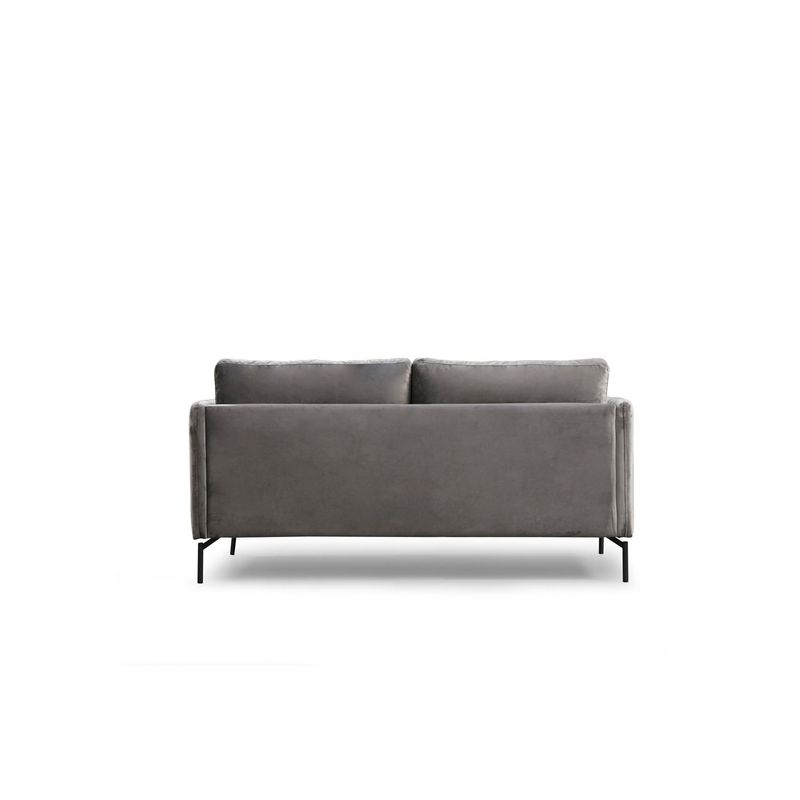 Casa si Gradina - Mobilier - Canapele si coltare - Canapele - Canapea 2 locuri, Hanah Home, lemn fag, gri, 177x87x90 cm - Infinity.ro