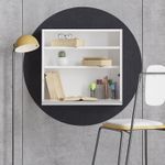 Casa si Gradina - Mobilier - Mese si birouri - Birouri - Birou de studiu, Hanah Home, pal melaminat, alb, 64x60x20 cm - Infinity.ro