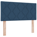 Casa si Gradina - Mobilier - Paturi si accesorii - Paturi - Pat cu arcuri cu saltea albastra 100x200 cm tesatura - Infinity.ro